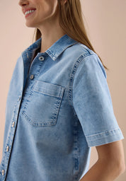 Overshirt aus Baumwollmix