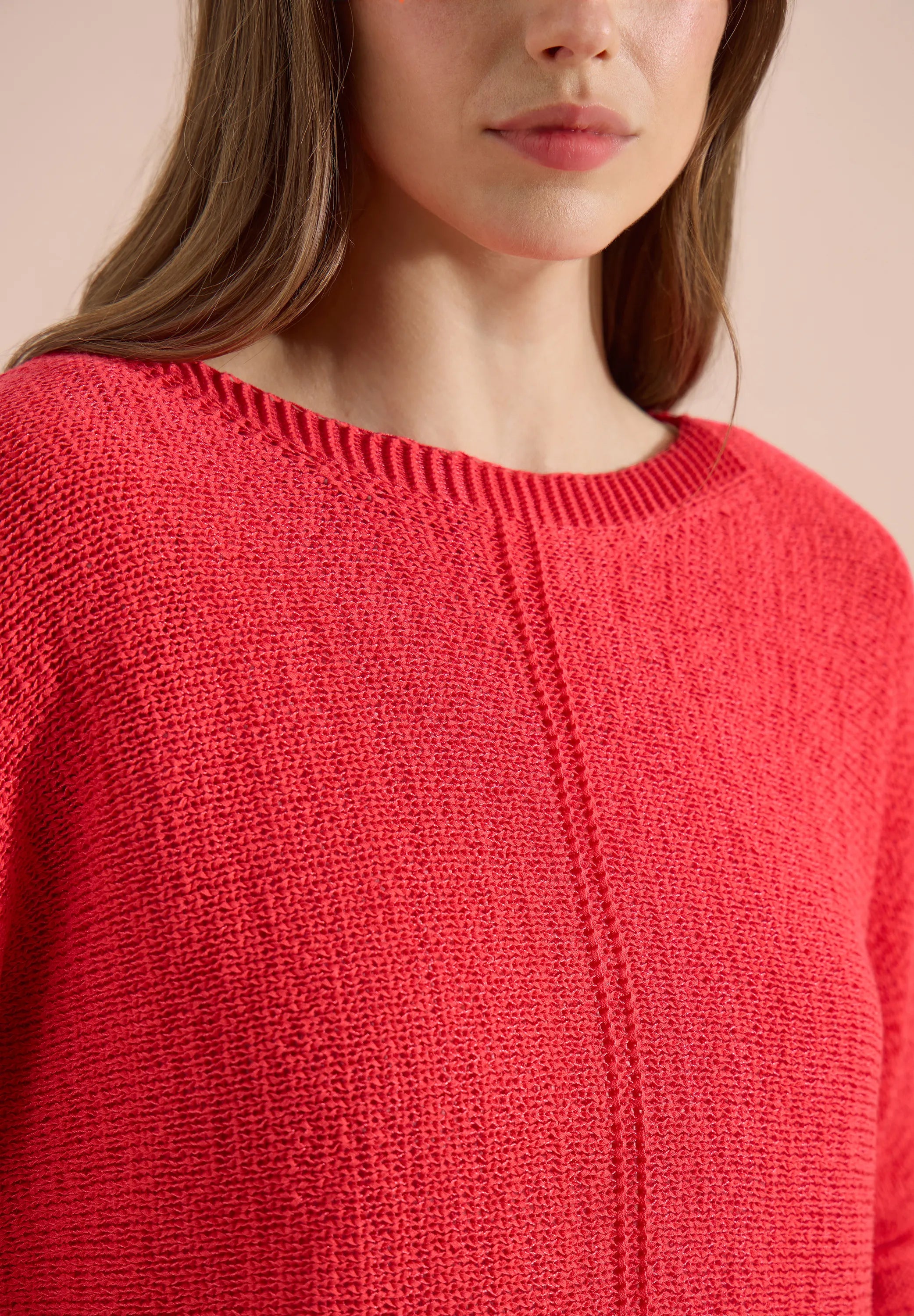 Dolman-Pullover aus Baumwollmix