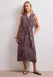 Freizeitkleid Midi mit Zipper