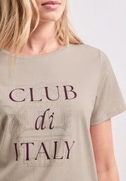 T-Shirt aus Modal-, Baumwollmix