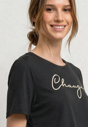 T-Shirt aus Modalmix