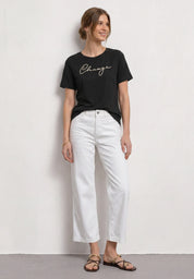 T-Shirt aus Modalmix