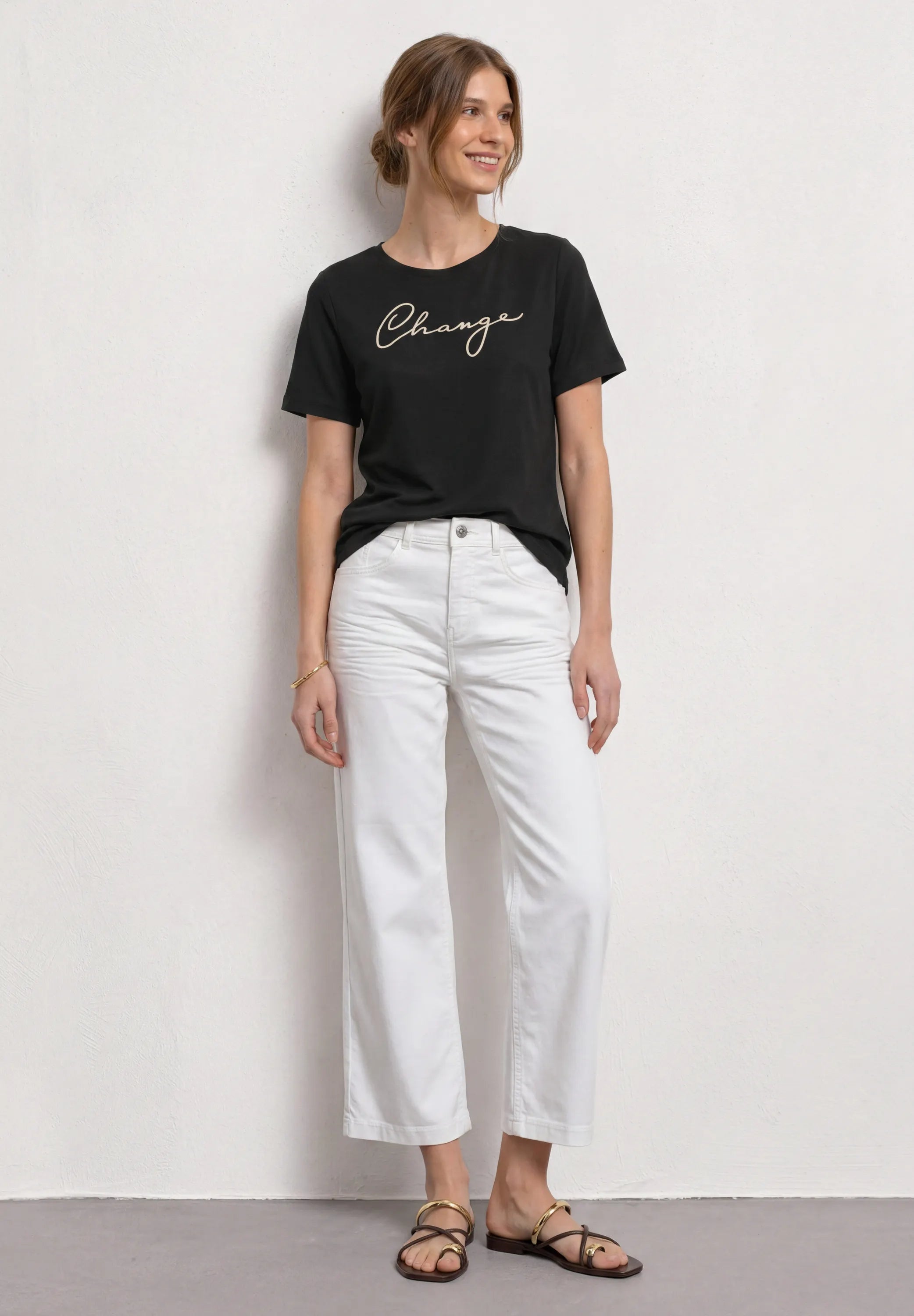 T-Shirt aus Modalmix