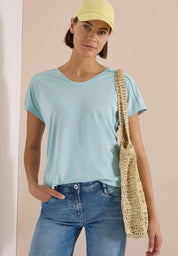 T-Shirt aus Baumwollmix