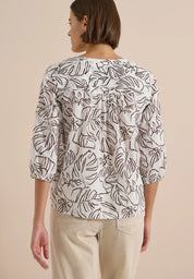 Tunika-Bluse aus Baumwolle
