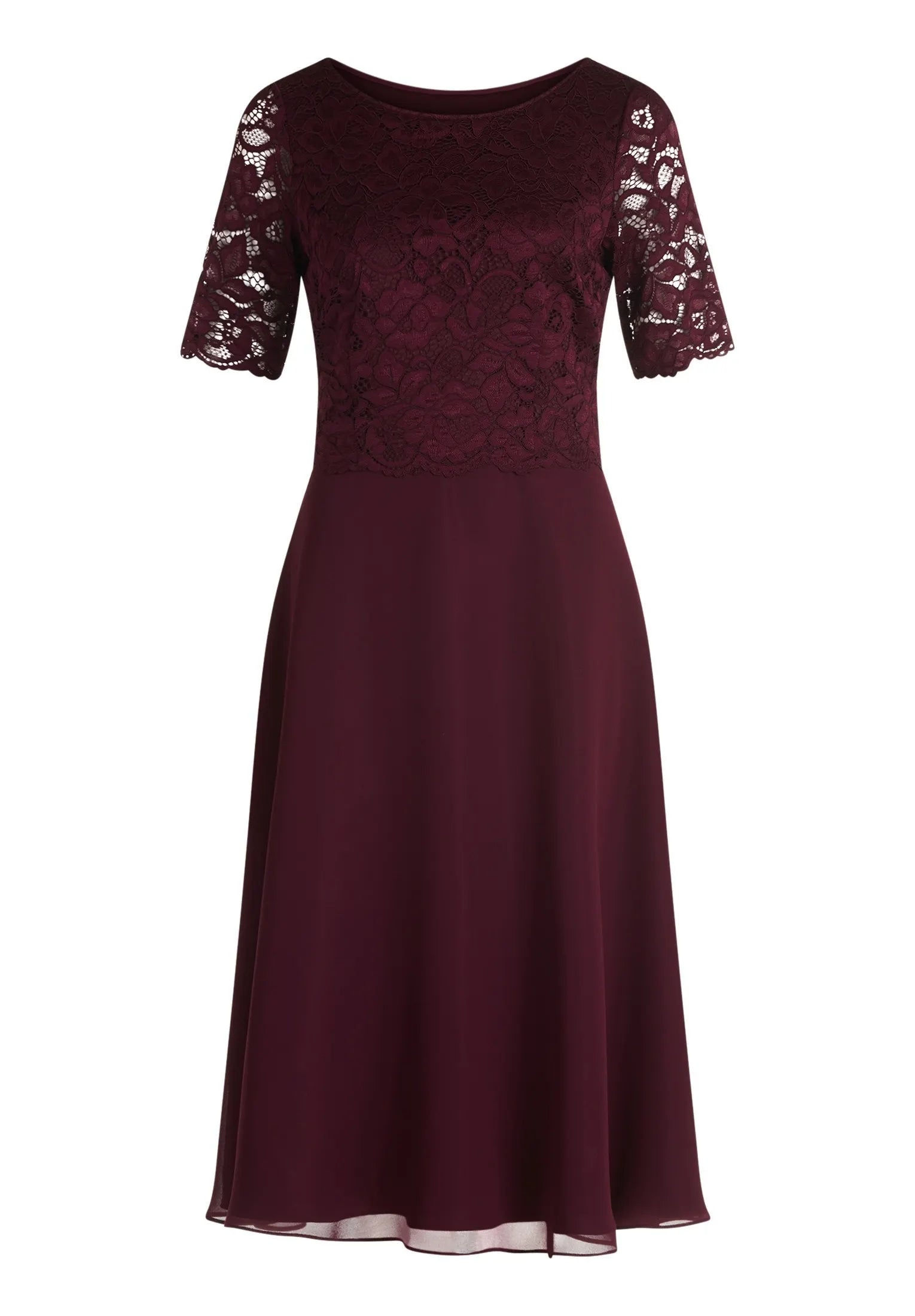 Cocktailkleid mit Spitzenstickerei