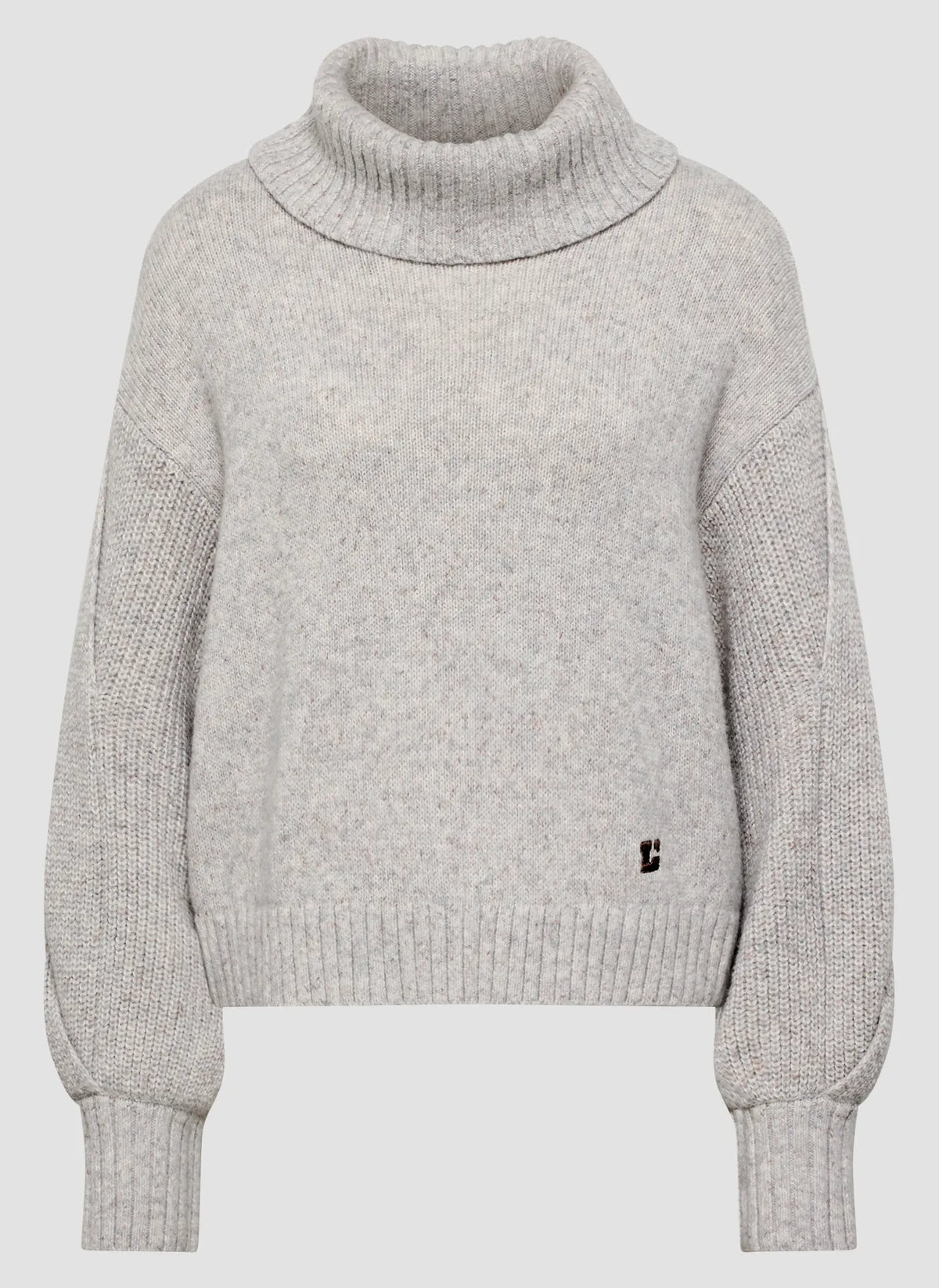 Strickpullover mit Rollkragen