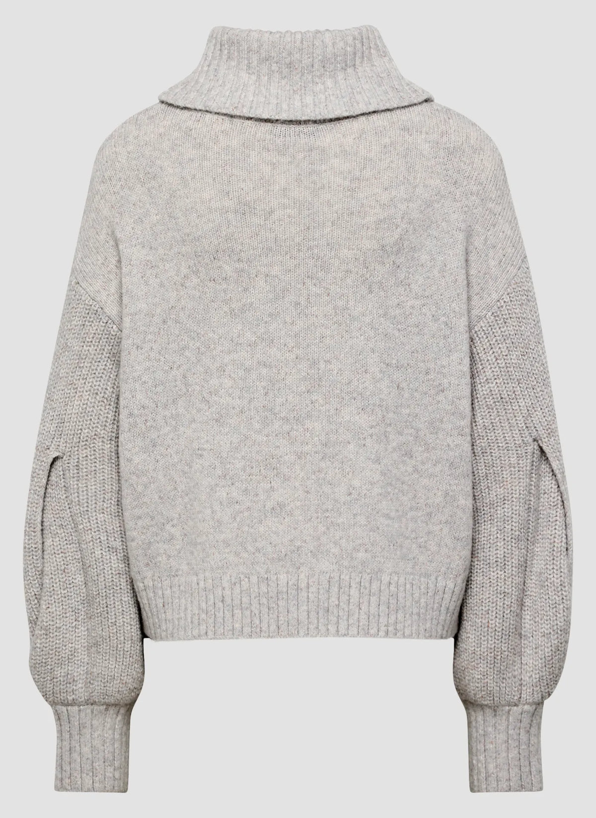 Strickpullover mit Rollkragen