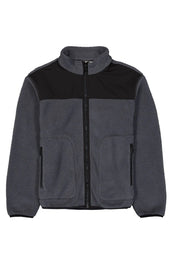 Fleecejacke mit Stehkragen