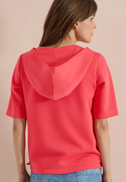 Sweatshirtjacke aus Baumwollmix
