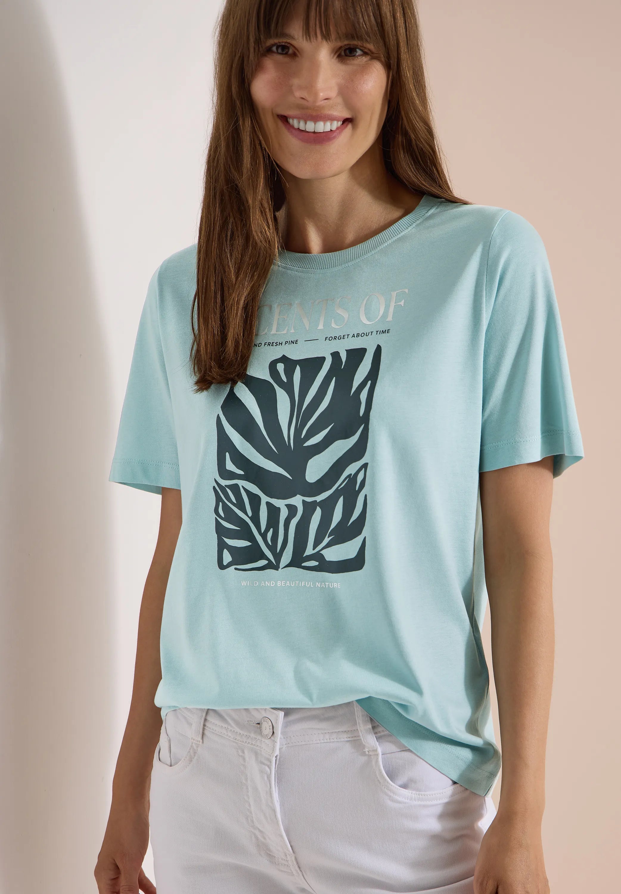 T-Shirt aus Baumwollmix