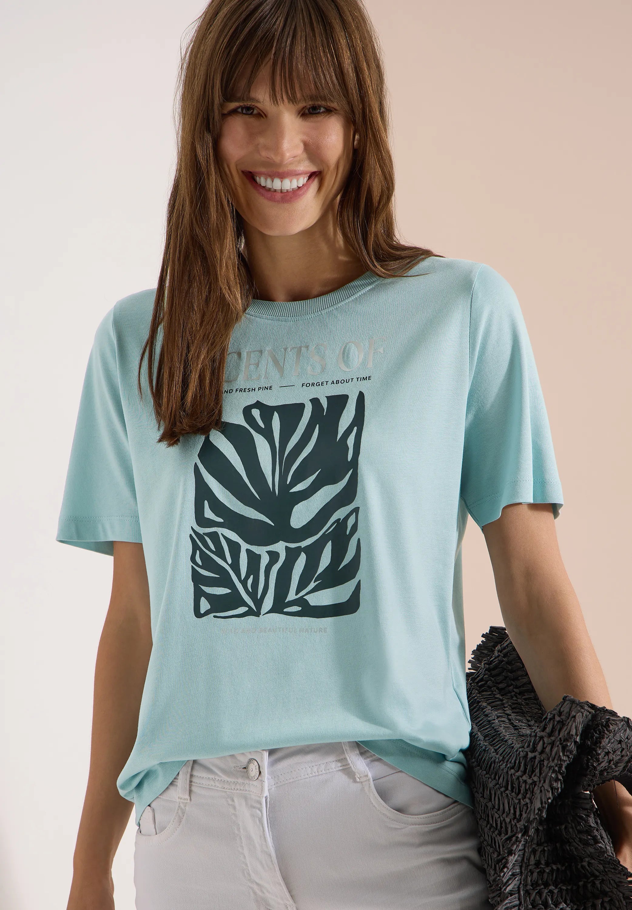 T-Shirt aus Baumwollmix