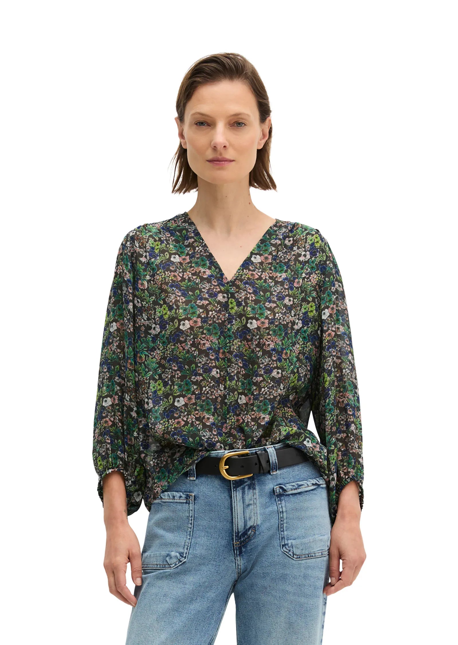 Bluse Relaxed Fit aus Viskose