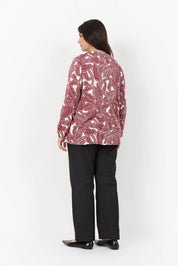 Bluse aus Baumwollmix