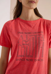 T-Shirt aus Baumwollmix