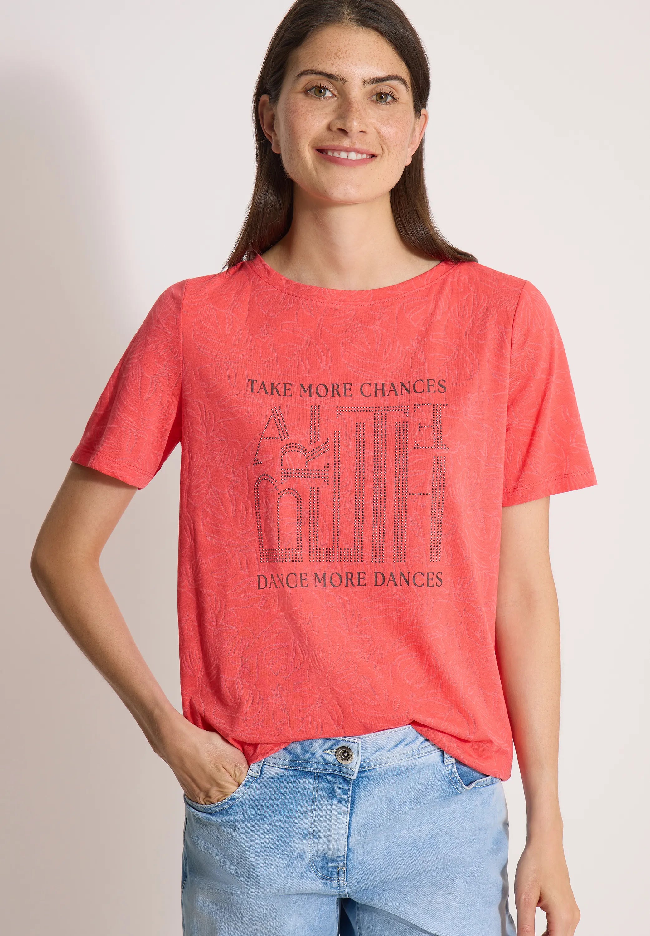 T-Shirt aus Baumwollmix