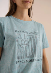 T-Shirt aus Baumwollmix
