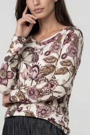 Langarmshirt aus Baumwollmix