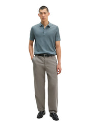 Strick-Poloshirt Regular Fit aus Baumwolle