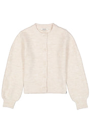 Strickjacke mit Rundhalsausschnitt