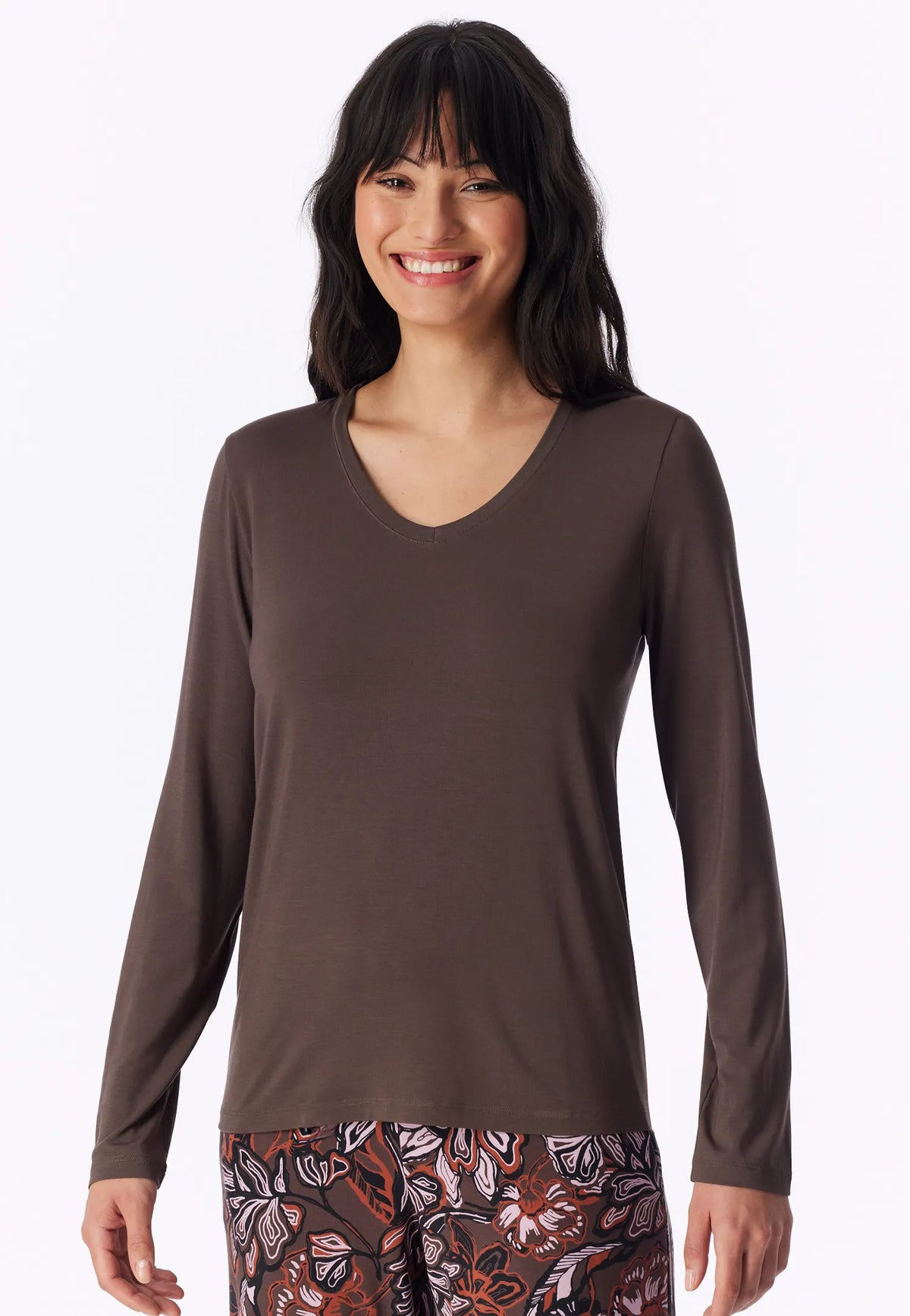 Langarmshirt aus Modal