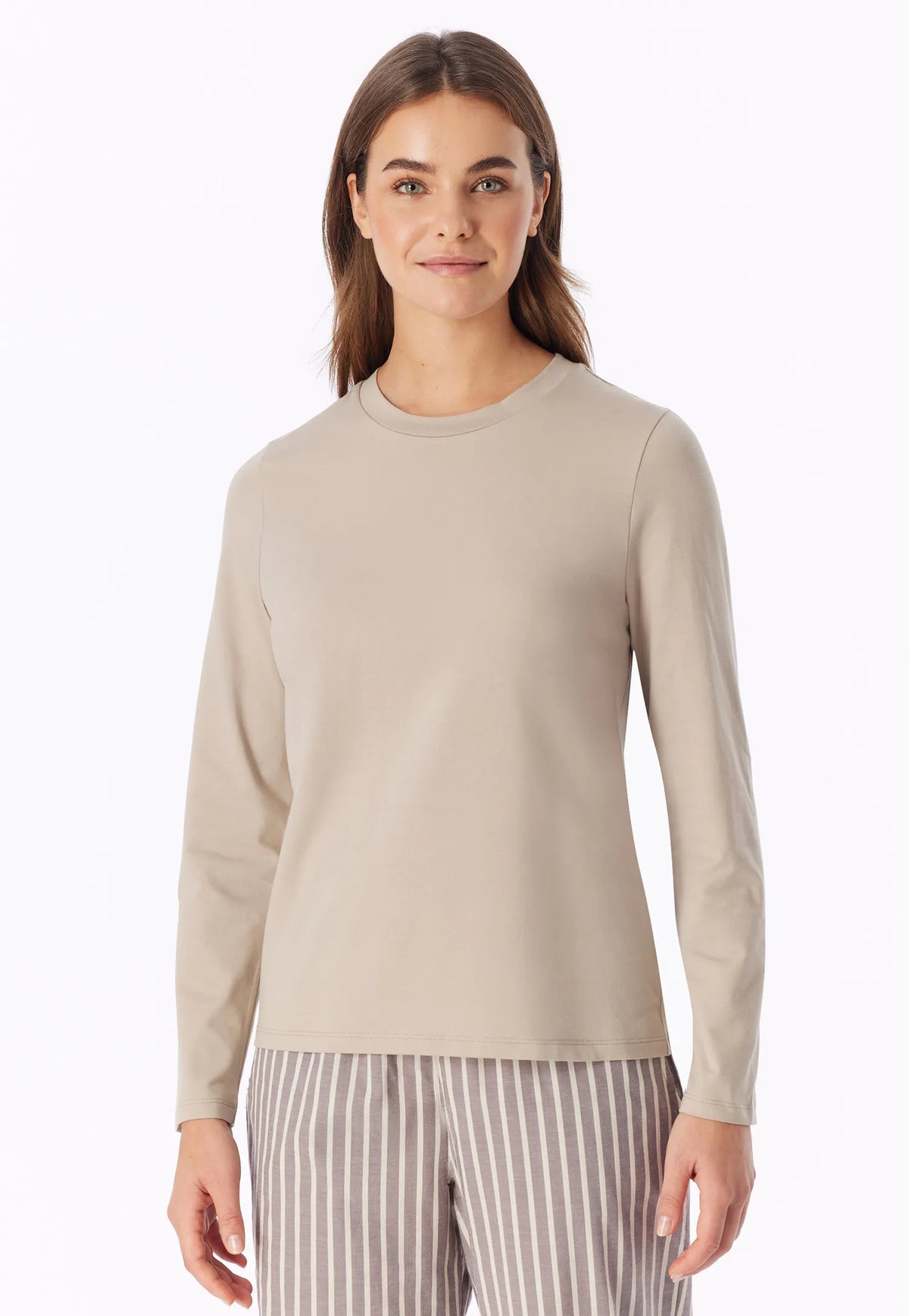 Langarmshirt aus Baumwolle