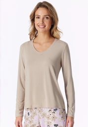 Langarmshirt aus Modal