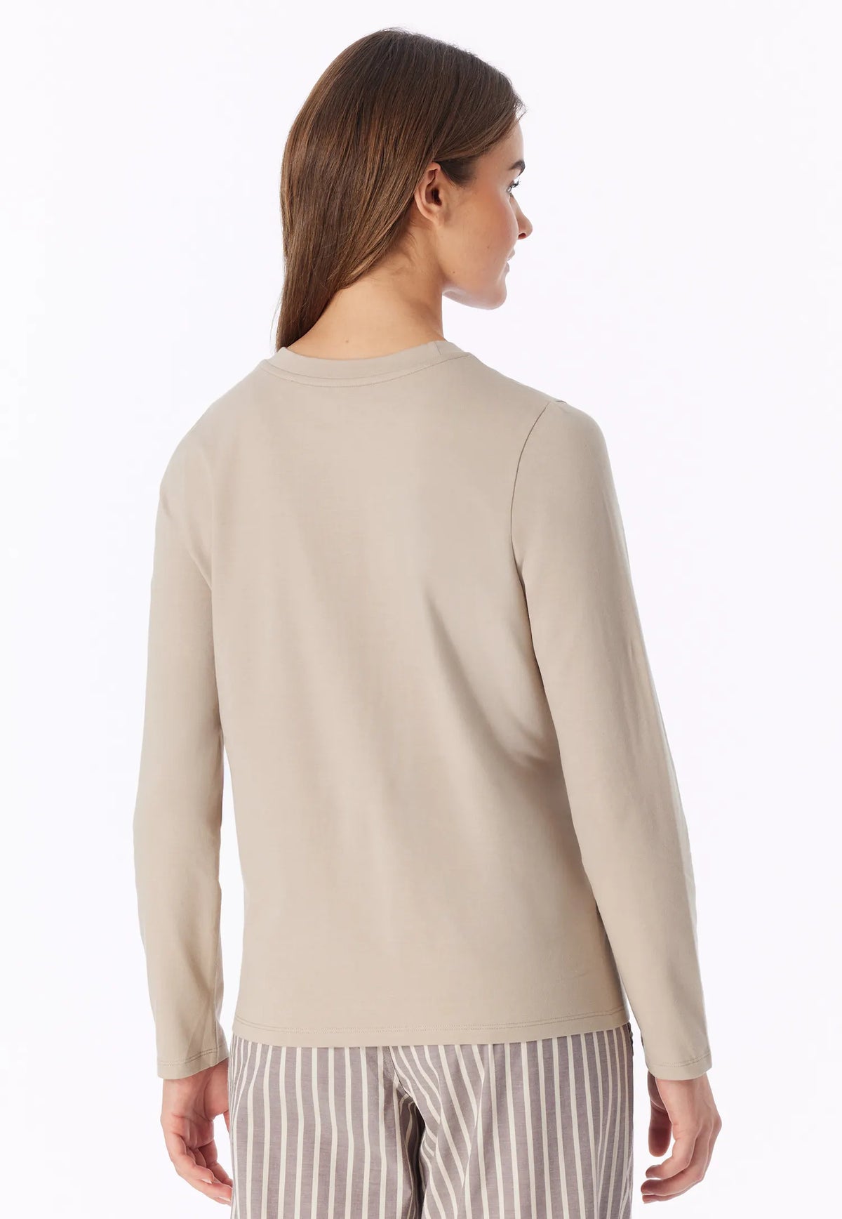 Langarmshirt aus Baumwolle