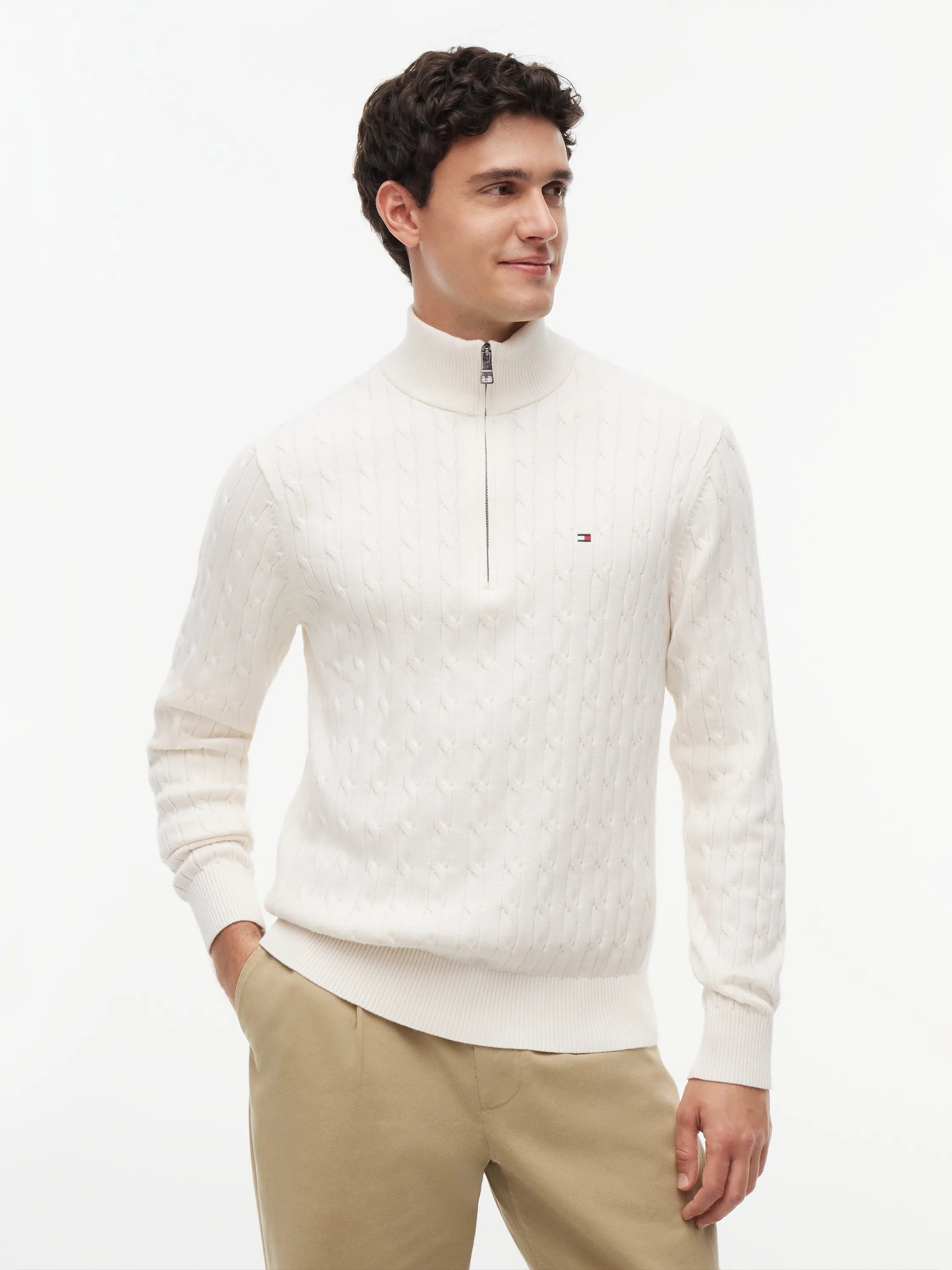 Strickpullover aus Baumwolle