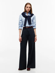 Bundfaltenhose Wide Leg