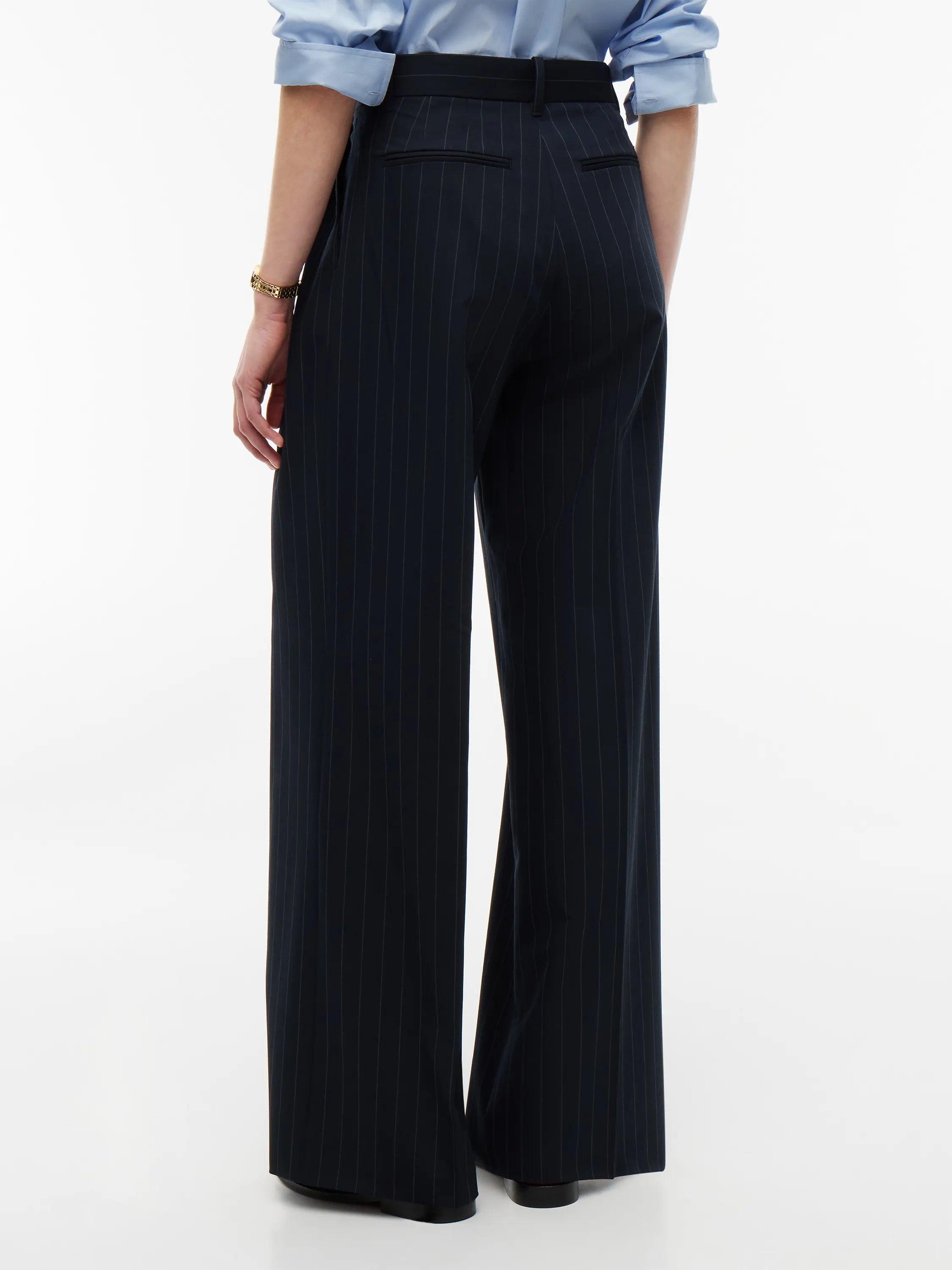 Bundfaltenhose Wide Leg