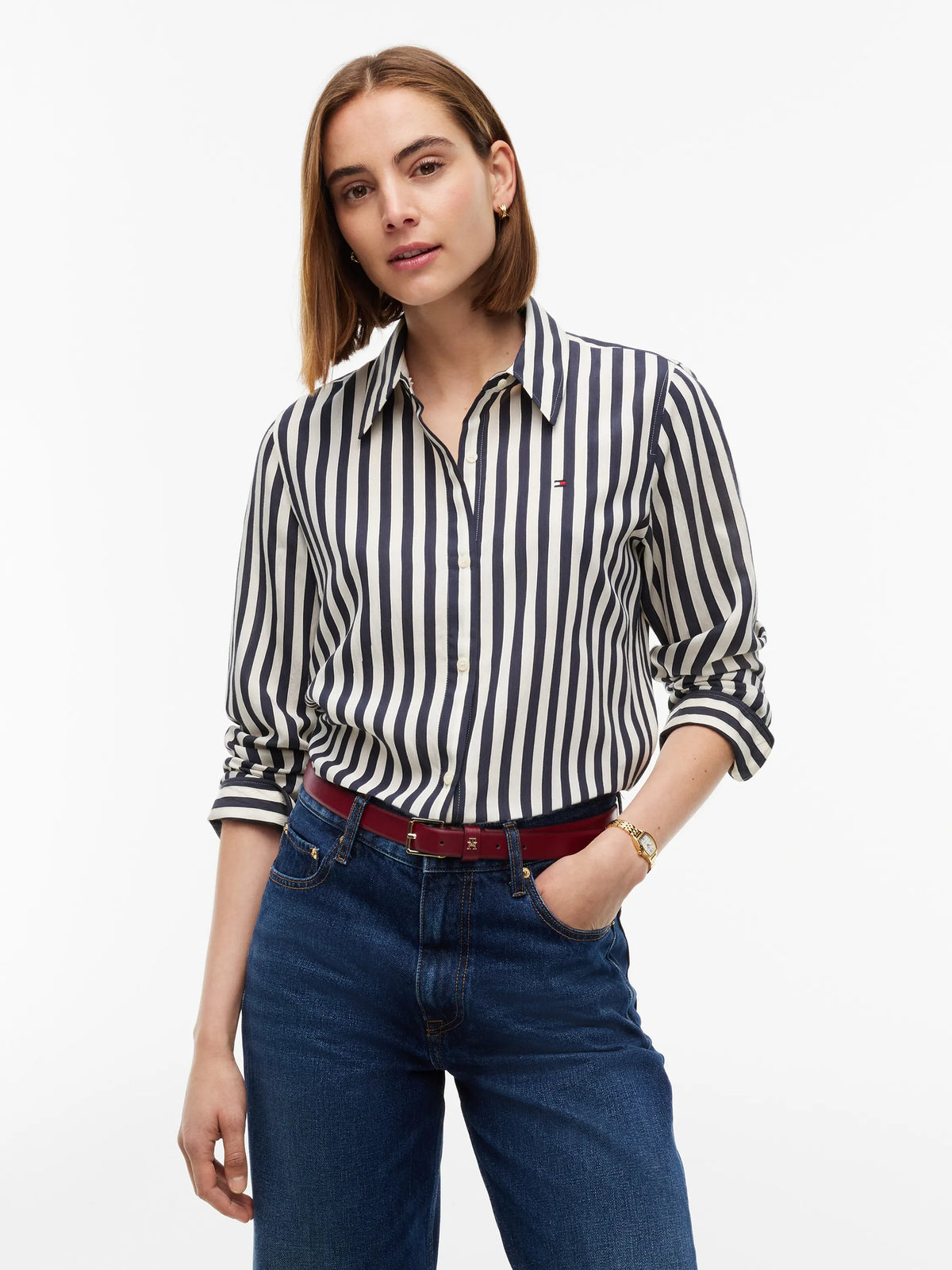 Bluse aus Viskosemix