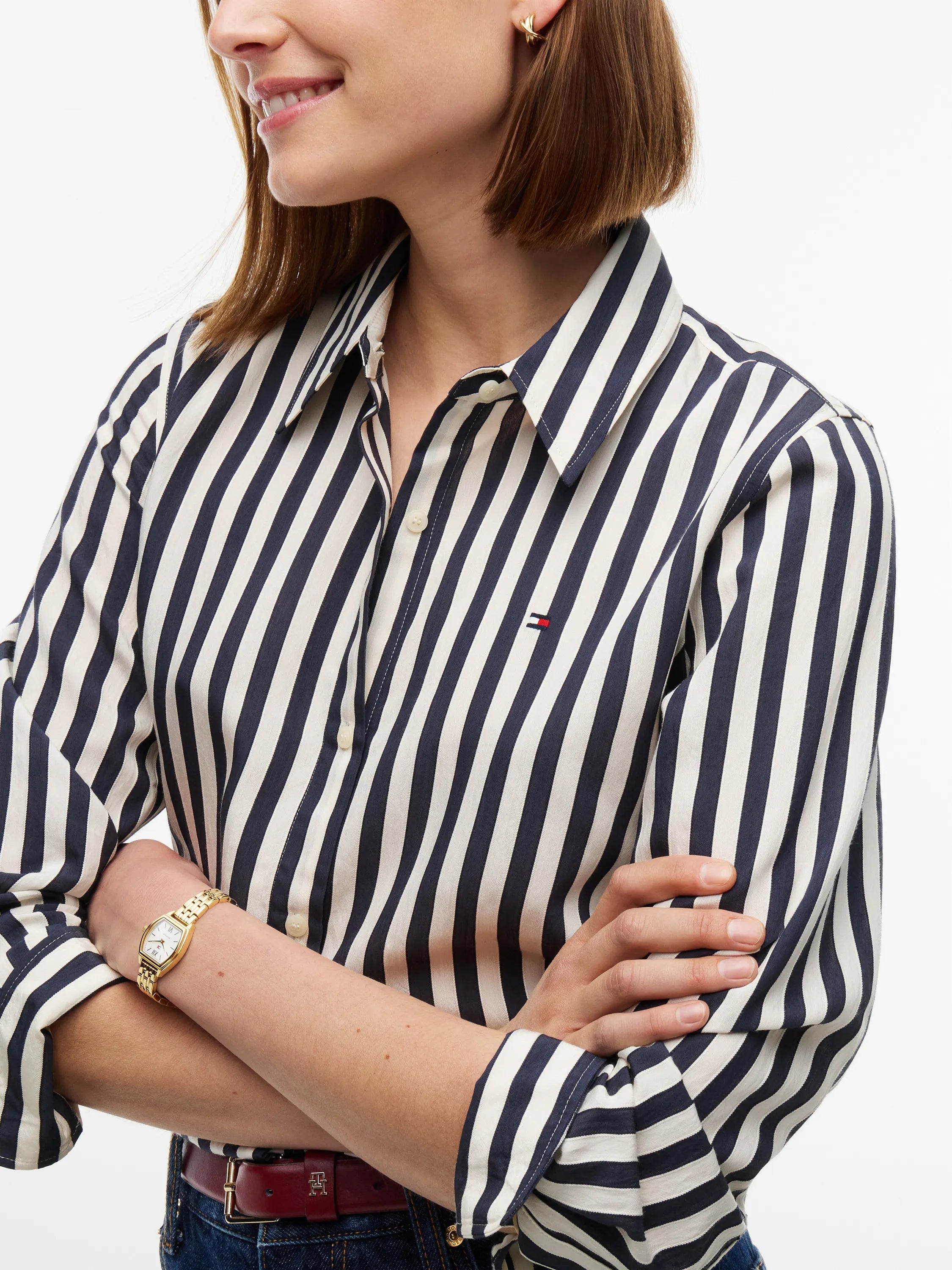 Bluse aus Viskosemix