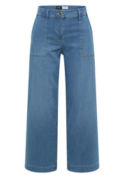 High Waist Wide Leg Jeans im Loose Fit
