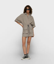 Bluse oversized aus Baumwolle