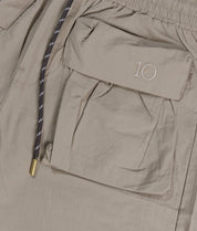 crinkle utility shorts