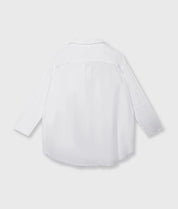 Bluse Oversized Fit aus Leinenmix