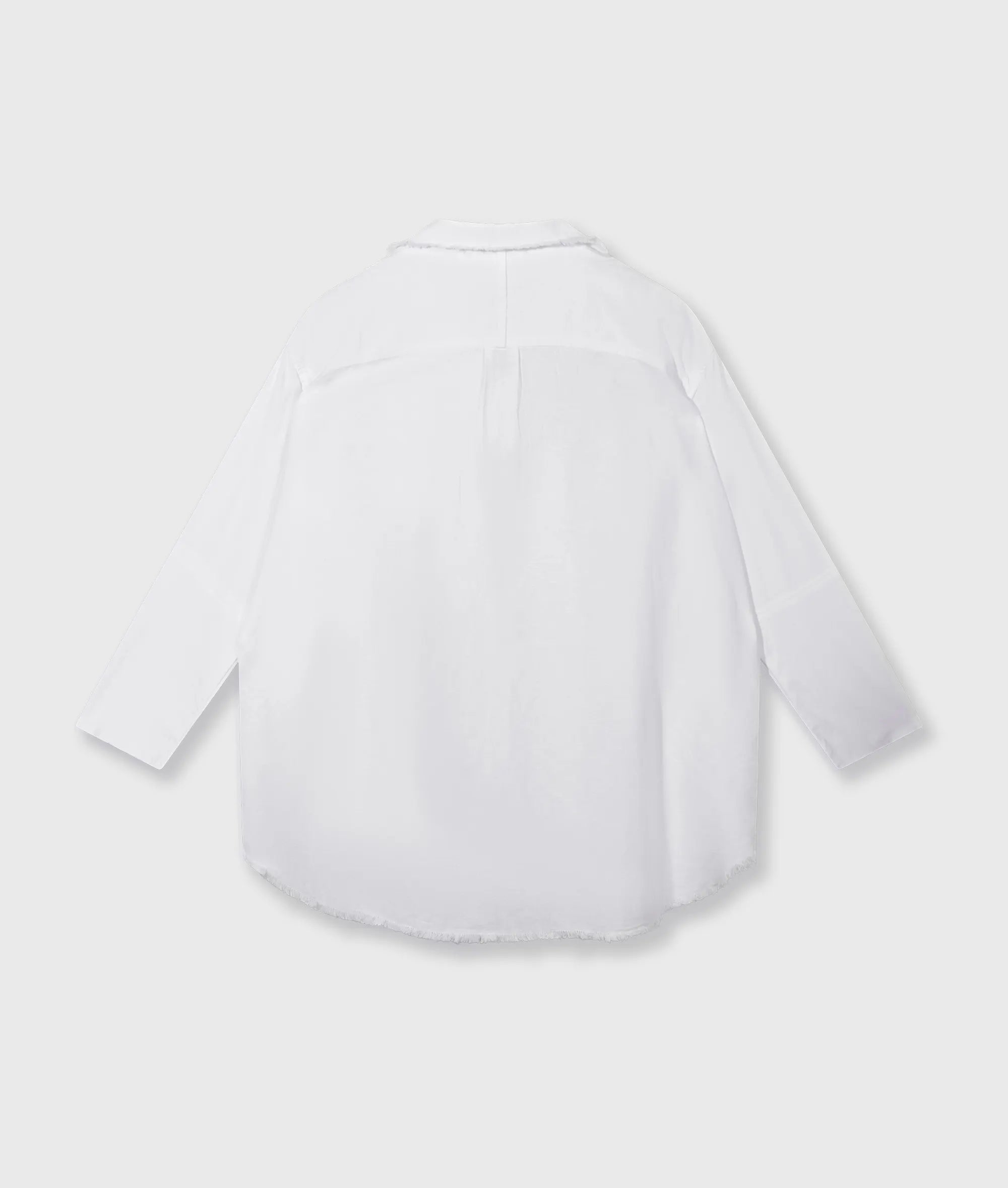 Bluse Oversized Fit aus Leinenmix