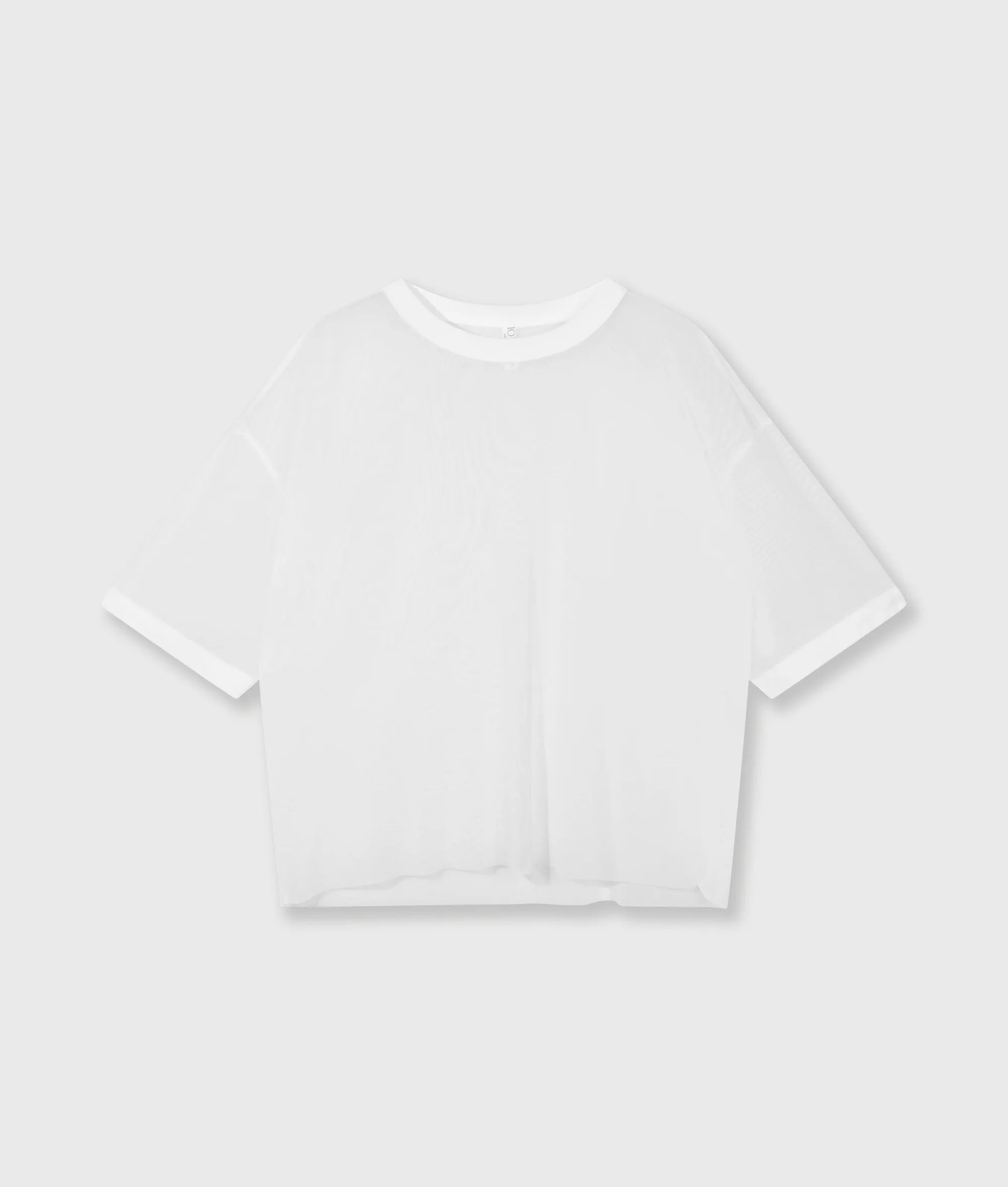 Mesh-T-Shirt transparent