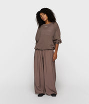 Sweatshirt aus Baumwoll-Mesh