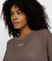 Sweatshirt aus Baumwoll-Mesh