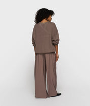 Sweatshirt aus Baumwoll-Mesh