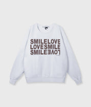 Sweatshirt oversized aus Baumwollmix