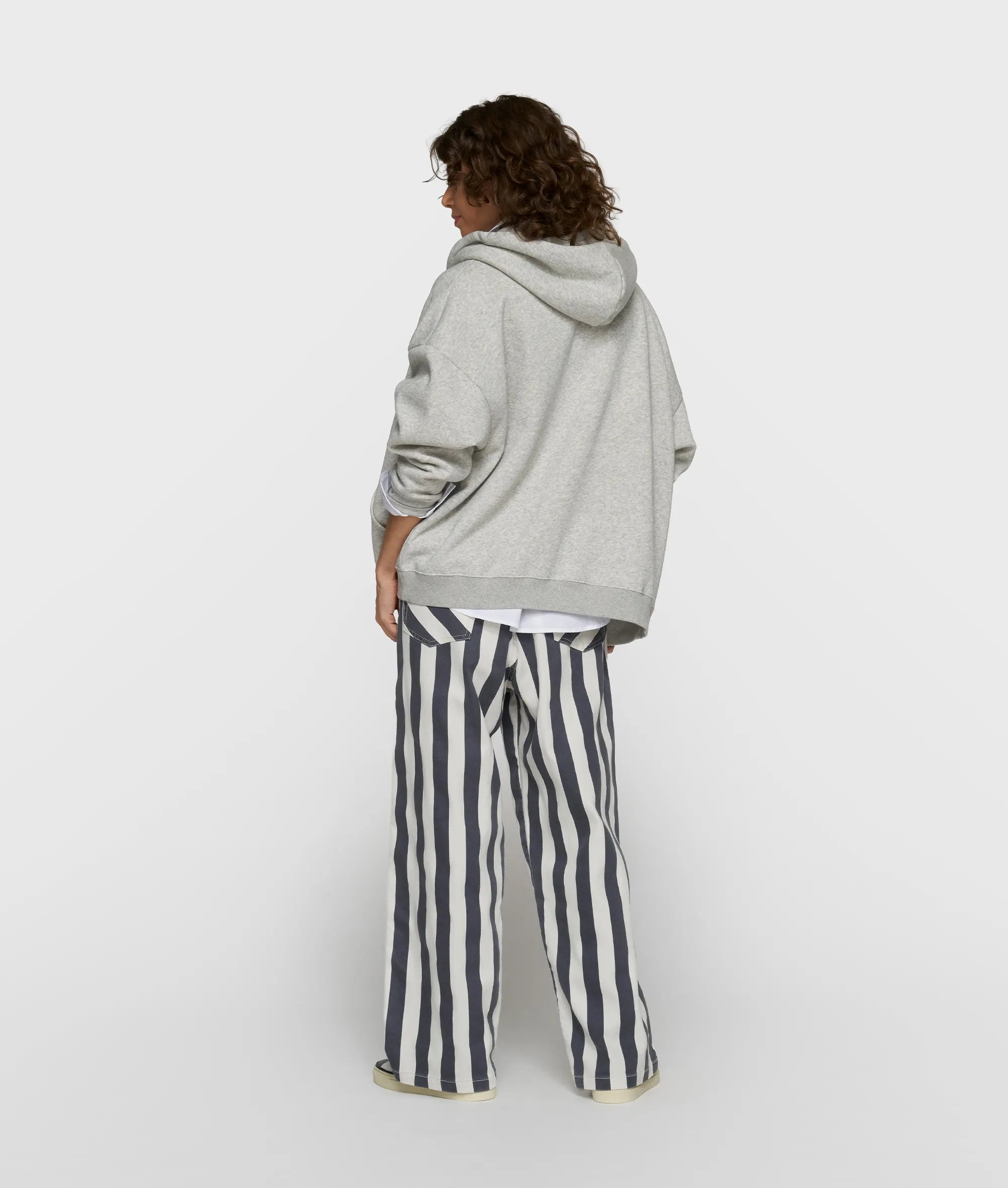 Sweatshirtjacke aus Baumwollmix