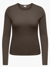 Langarmshirt VAL aus Rippstrick