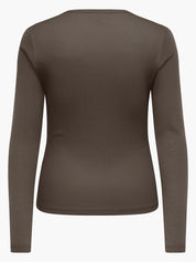 Langarmshirt VAL aus Rippstrick