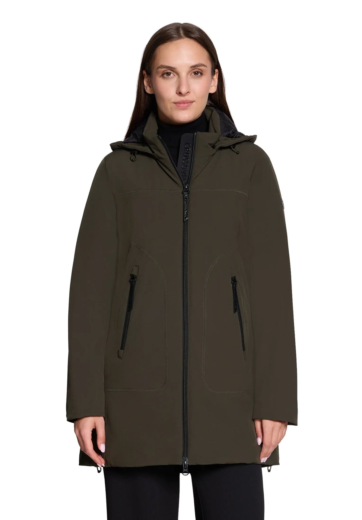 Steppjacke mit Kapuze