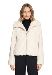 Plüschjacke in Schaf-Optik