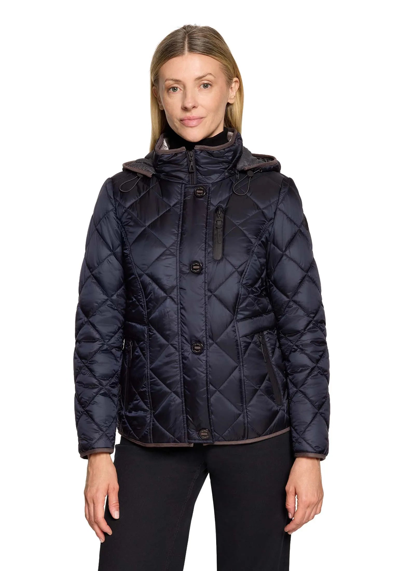 Steppjacke  mit Kapuze