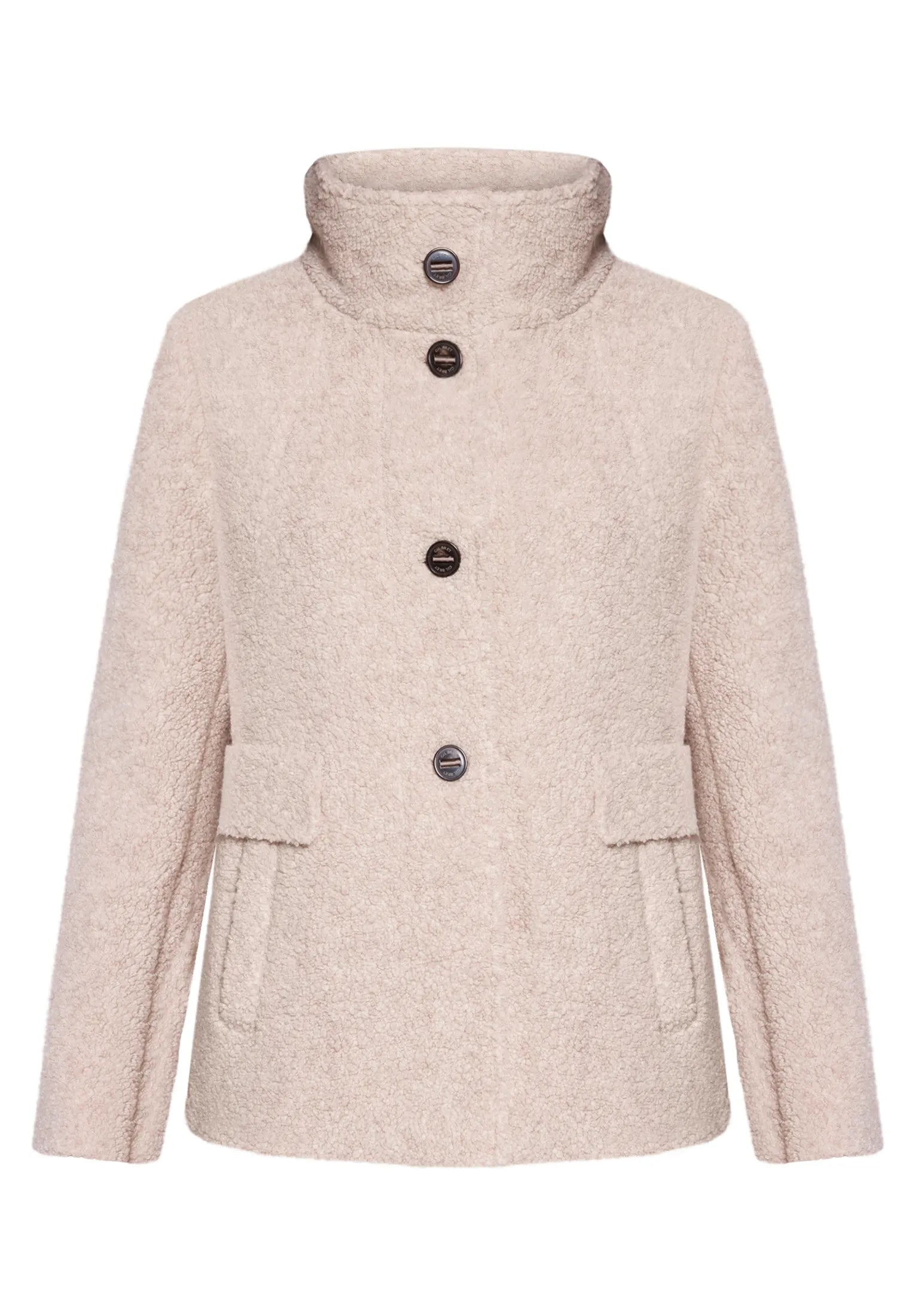 Teddy-Jacke aus Wollmix